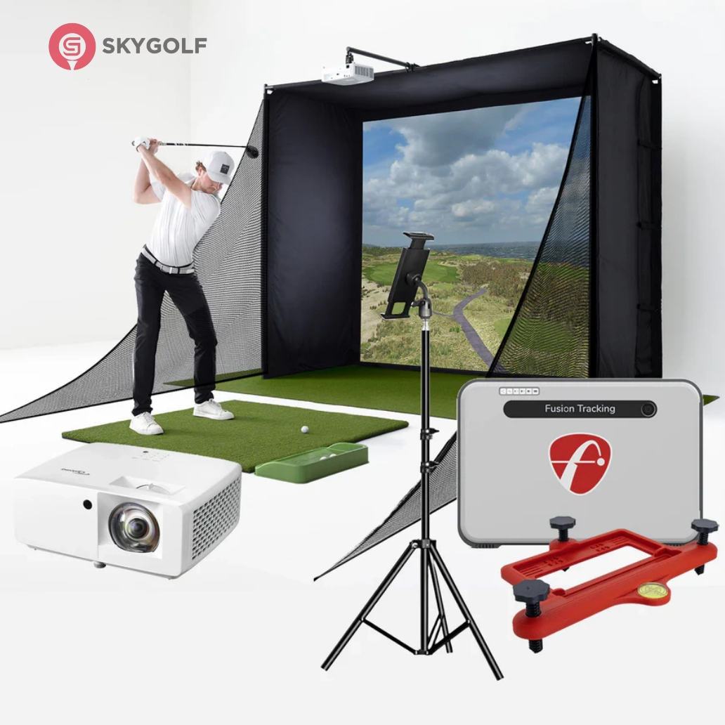Gói 1: FlightScope Mevo+ Golf Simulator Studio Package
