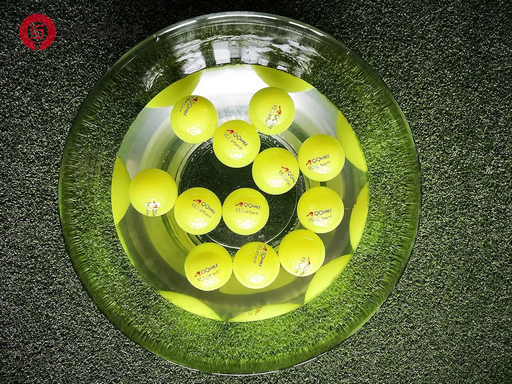 Bóng golf nổi màu xanh neon