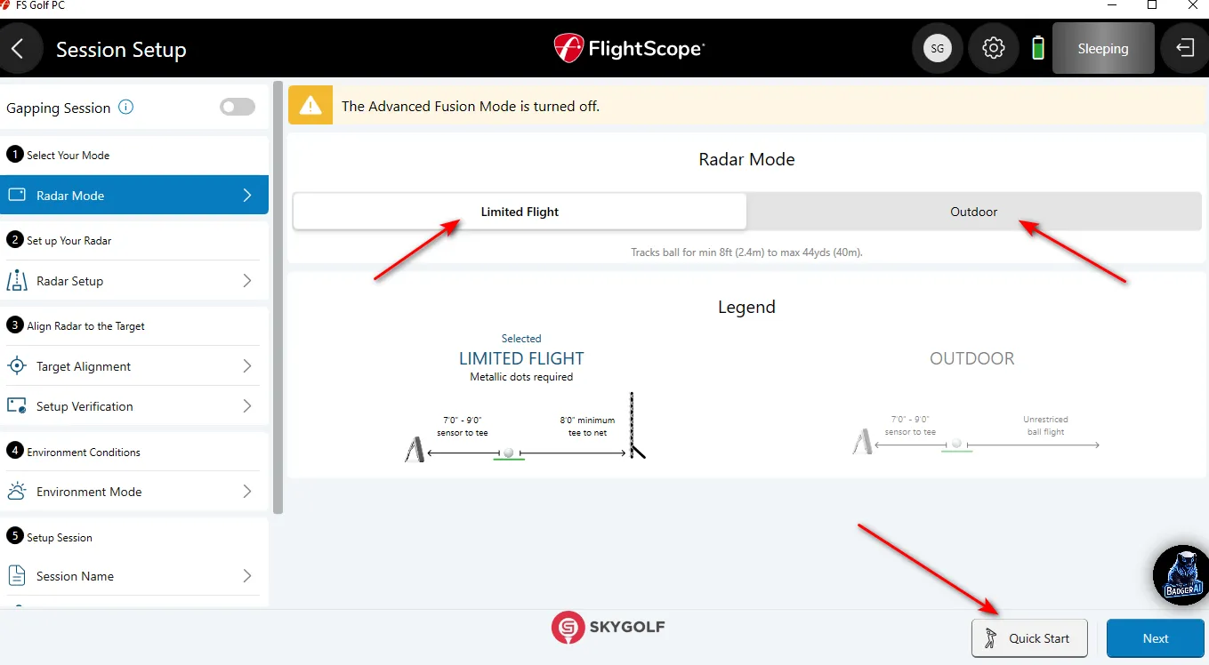 Limited Flight hoặc Outdoor