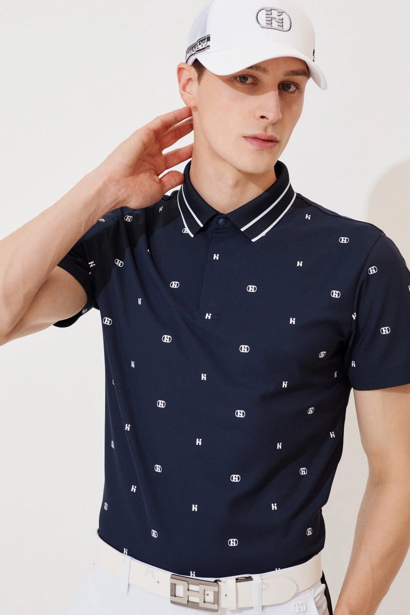 Áo thun Hazzys họa tiết Navi