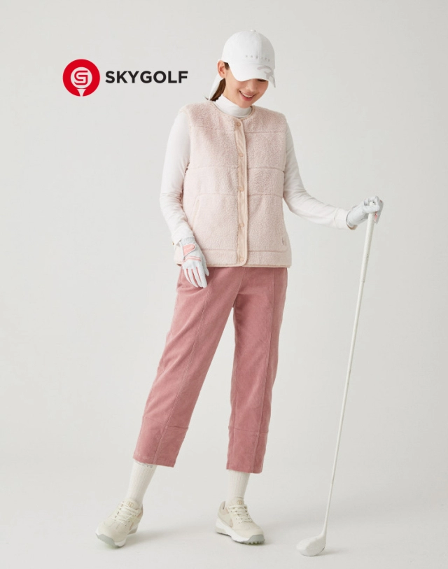 Áo vest Hazzys cổ tròn màu hồng