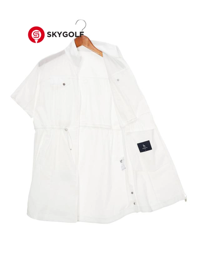 bên trong váy dệt Hazzys kéo khóa màu trắng