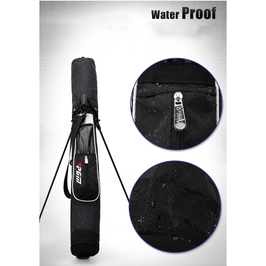 chi tiết túi gậy tập Golf PGM có chân chống