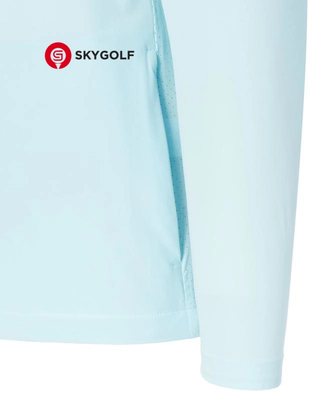 tay áo khoác hazzys màu xanh nhạt