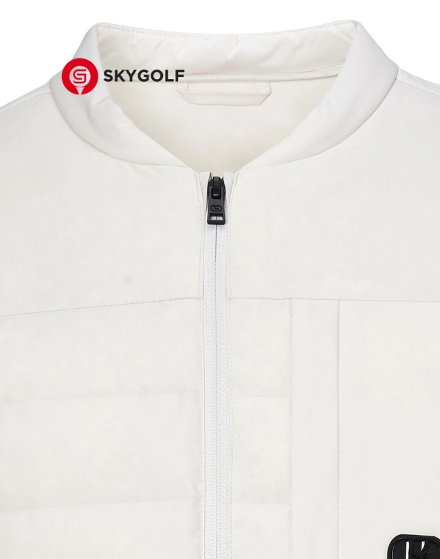 cổ áo golf hazzys màu kem