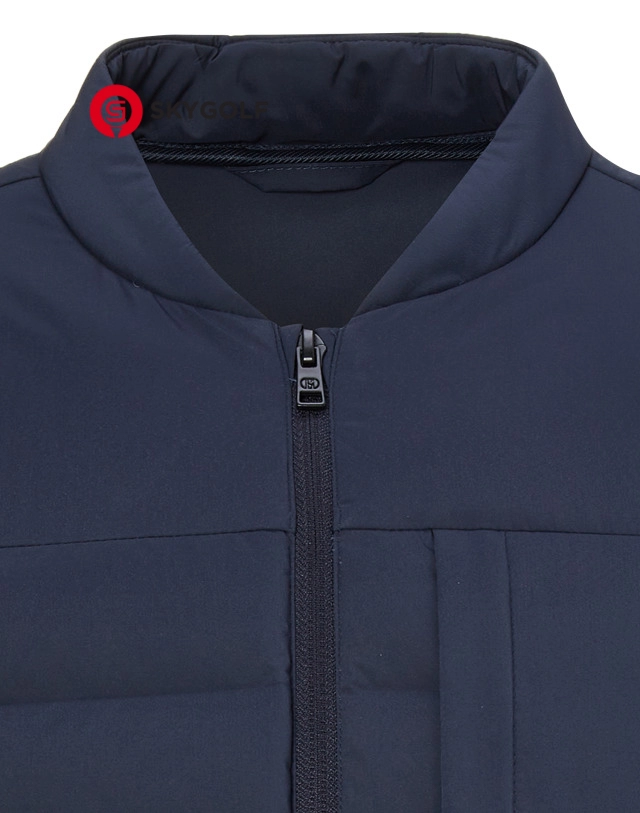 cổ áo khoác hazzys màu xanh navy