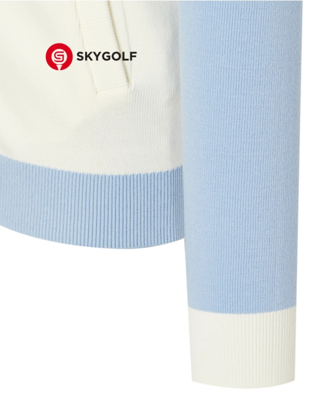 Áo Hazzys golf Màu xanh da trời họa tiết