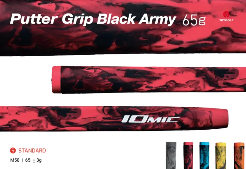 Grip Iomic Gậy Putter Putter Grip Black Army 65g