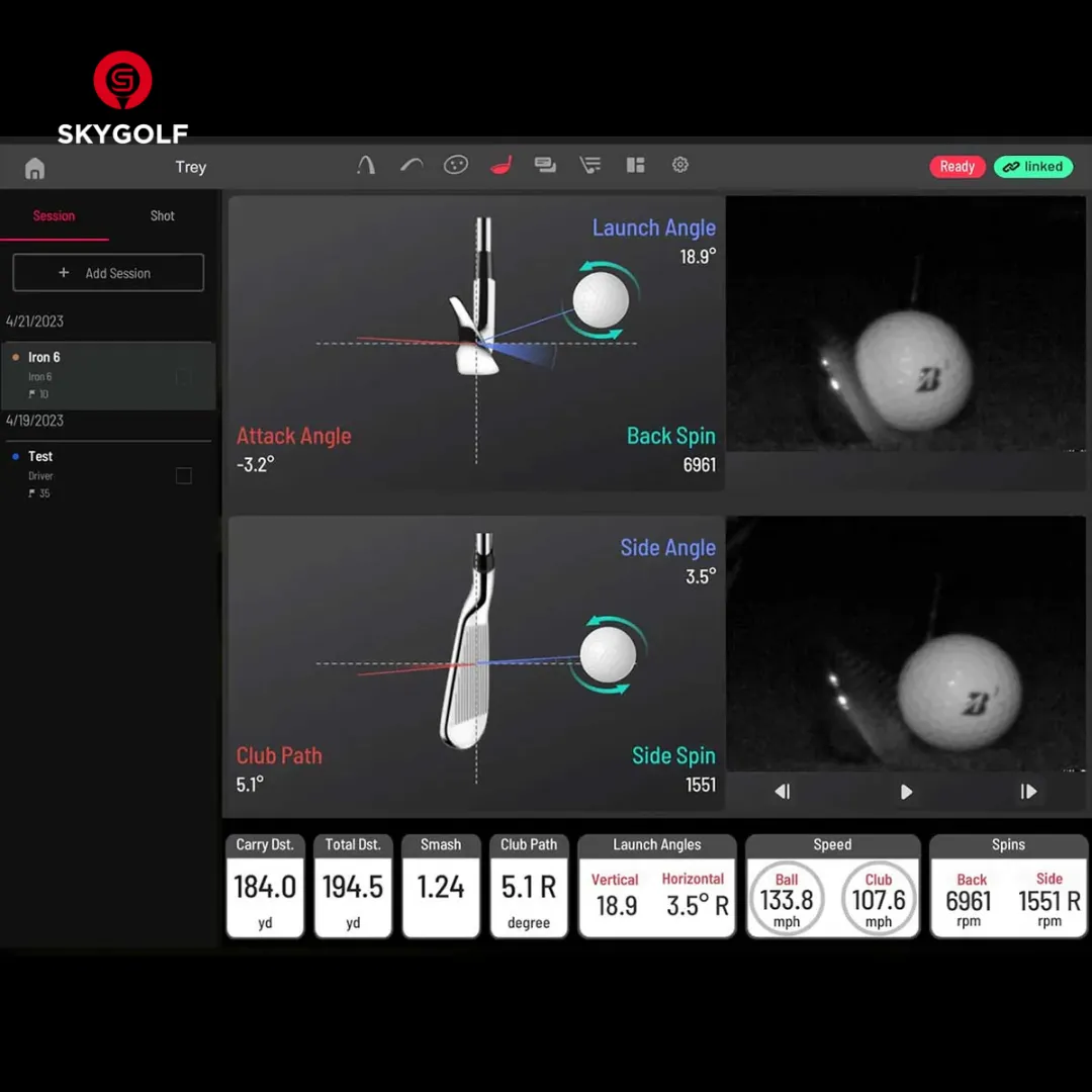Tính năng Cảm biến golf Uneekor EYE MINI 