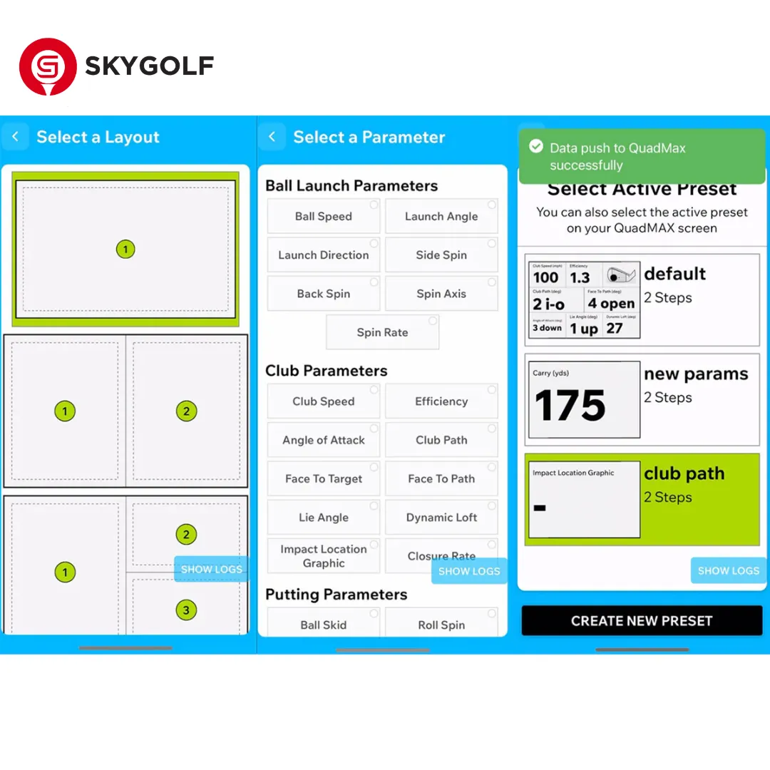 Các thông số Cảm biến golf Foresight QuadMAX 